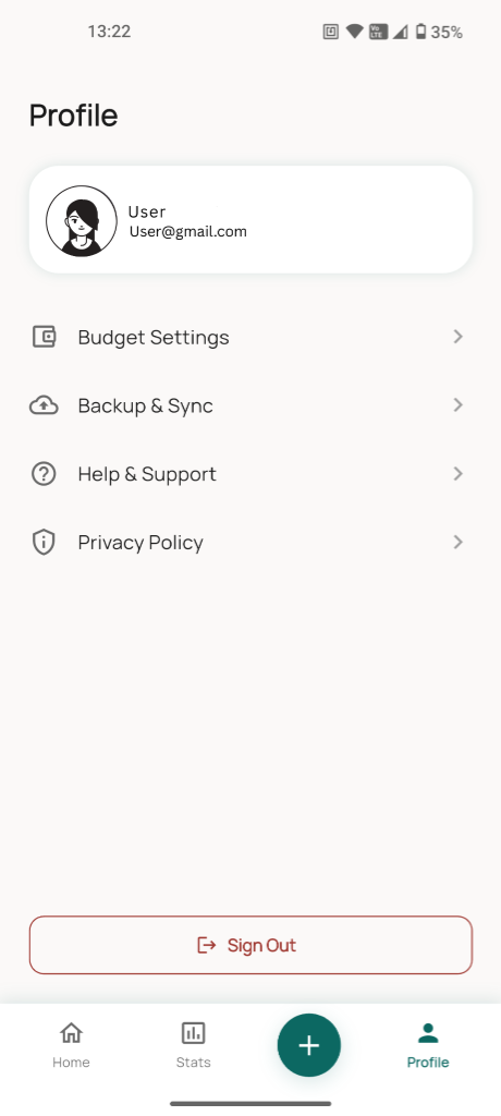 Profile Screen
